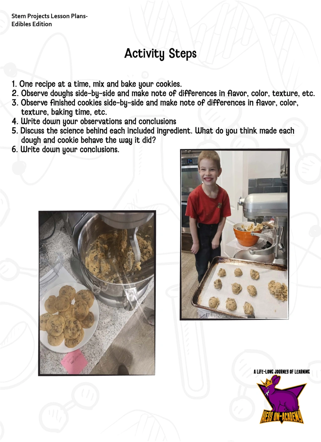 Science of Cookies STEM Chapter Sample 4 Science of Cookies STEM Chapter Sample - Image 4