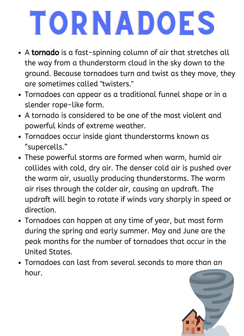Tornado Mini Unit Study 2 Tornado Mini Unit Study - Image 2