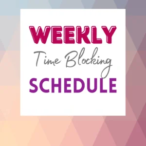 Weekly Time Blocking Planner (Planners)