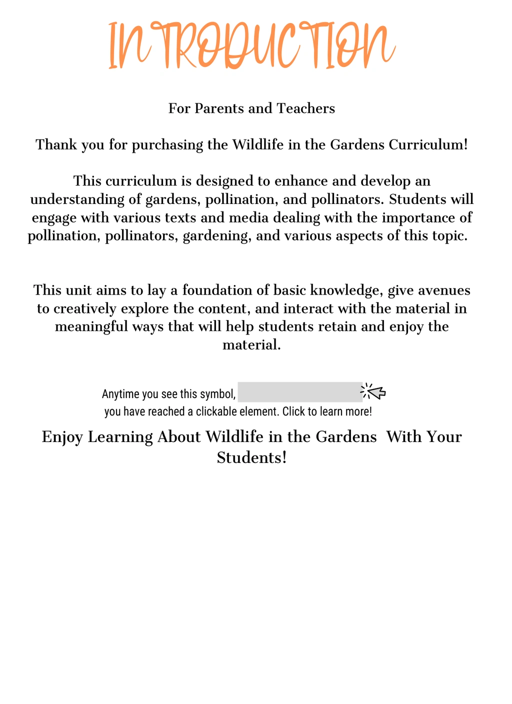 Wildlife in the Garden Unit Study 2 Wildlife in the Garden Unit Study - Image 2