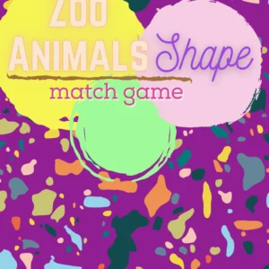 Zoo Shape Sorting Pack for Preschoolers