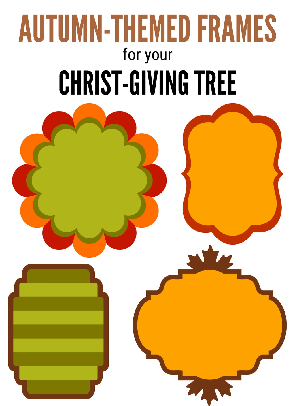 Christ-Giving Tree Printable Ornaments 3 Christ-Giving Tree Printable Ornaments - Image 3