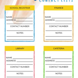 College Contacts List (College)