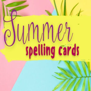 Summer Spelling Cards