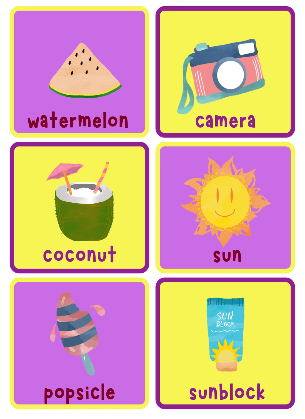 Zoom Charades Summer-Themed 4 Zoom Charades Summer-Themed - Image 4