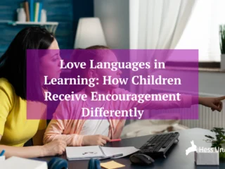 Parent and child learning together at a homeschool table.